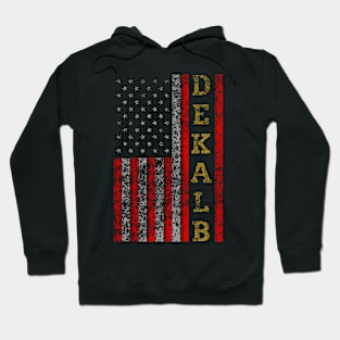 Patriotic Dekalb Us Flag Hoodie